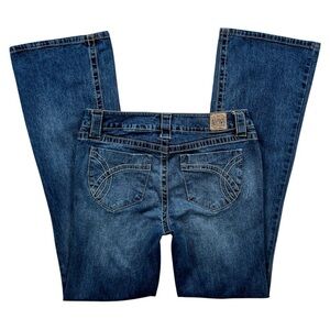 Y2K Paris Blues Low Rise Flare Jeans